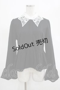KILL STAR / Morgana Shirt S 黒×白 H-25-03-07-1043-SL-BL-KB-ZH