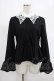画像1: KILL STAR / Morgana Shirt S 黒×白 H-25-03-07-1043-SL-BL-KB-ZH (1)