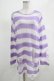 画像1: KILL STAR / Viola Knit Sweater M ホワイト×パープル H-25-03-07-1044-SL-TO-KB-ZH (1)