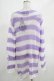 画像3: KILL STAR / Viola Knit Sweater M ホワイト×パープル H-25-03-07-1044-SL-TO-KB-ZH (3)