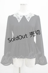 KILL STAR / Morgana Shirt M 黒×白 H-25-03-07-1045-SL-BL-KB-ZH