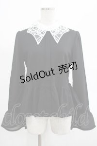 KILL STAR / Morgana Shirt M 黒×白 H-25-03-07-1045-SL-BL-KB-ZH
