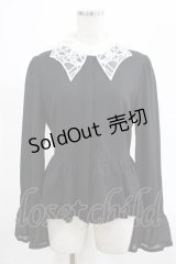 KILL STAR / Morgana Shirt M 黒×白 H-25-03-07-1047-SL-BL-KB-ZH