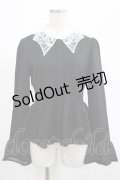 KILL STAR / Morgana Shirt M 黒×白 H-25-03-07-1049-SL-BL-KB-ZI