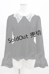 KILL STAR / Morgana Shirt M 黒×白 H-25-03-07-1049-SL-BL-KB-ZI