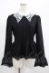 画像1: KILL STAR / Morgana Shirt M 黒×白 H-25-03-07-1049-SL-BL-KB-ZI (1)