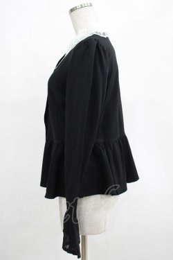 画像2: KILL STAR / Morgana Shirt M 黒×白 H-25-03-07-1049-SL-BL-KB-ZI