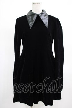 画像1: KILL STAR / Cathedral II skater Dress M 黒×白 H-25-03-07-1005-SL-OP-KB-ZT182