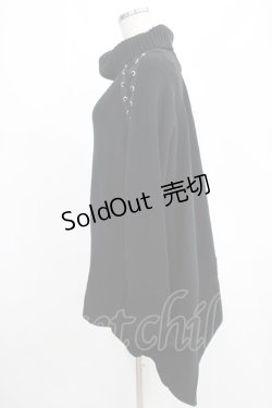 画像2: KILL STAR / Condemnation Knit Sweater XS 黒 H-25-03-07-1053-SL-TO-KB-ZH