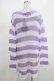 画像3: KILL STAR / Viola Knit Sweater M ホワイト×パープル H-25-03-07-1054-SL-TO-KB-ZH (3)