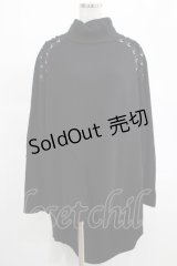 KILL STAR / Condemnation Knit Sweater S 黒 H-25-03-07-1055-SL-TO-KB-ZH