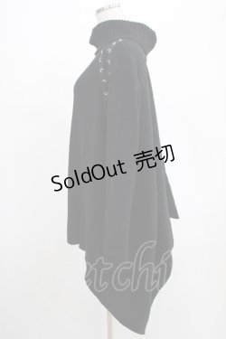画像2: KILL STAR / Condemnation Knit Sweater S 黒 H-25-03-07-1055-SL-TO-KB-ZH
