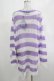 画像3: KILL STAR / Viola Knit Sweater M ホワイト×パープル H-25-03-07-1060-SL-TO-KB-ZY (3)
