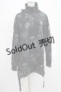 KILL STAR / Tzompantli Oversized Hoodie XS 黒 H-25-03-07-1061-SL-TO-KB-ZT129