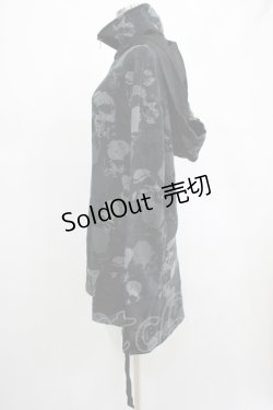 画像2: KILL STAR / Tzompantli Oversized Hoodie XS 黒 H-25-03-07-1061-SL-TO-KB-ZT129