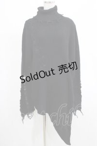 KILL STAR / Placebo Knit Sweater XS 黒 H-25-03-07-1064-SL-CO-KB-ZH