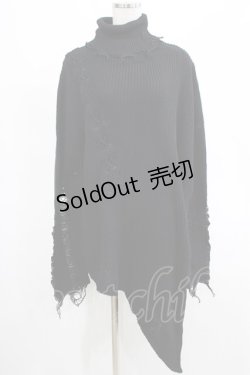 画像1: KILL STAR / Placebo Knit Sweater XS 黒 H-25-03-07-1064-SL-CO-KB-ZH