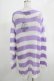 画像3: KILL STAR / Viola Knit Sweater L ホワイト×パープル H-25-03-07-1068-SL-TO-KB-ZY (3)