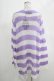 画像3: KILL STAR / Viola Knit Sweater L ホワイト×パープル H-25-03-07-1070-SL-TO-KB-ZT209 (3)