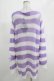 画像3: KILL STAR / Viola Knit Sweater L ホワイト×パープル H-25-03-07-1076-SL-TO-KB-ZI (3)
