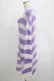 画像2: KILL STAR / Viola Knit Sweater L ホワイト×パープル H-25-03-07-1078-SL-TO-KB-ZI (2)