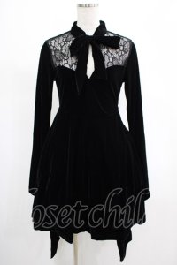 KILL STAR / Grimina Velvet Sorcery Dress XS 黒 H-25-03-07-1008-SL-OP-KB-OS