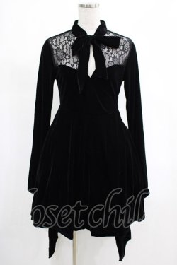 画像2: KILL STAR / Grimina Velvet Sorcery Dress XS 黒 H-25-03-07-1008-SL-OP-KB-OS
