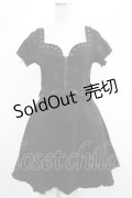 KILL STAR / Time Out Zip Denim Dress S 黒 H-25-03-07-1018-SL-OP-KB-ZH