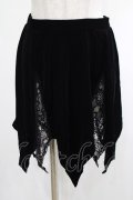 KILL STAR / Lester Velvet Mini Skirt XS 黒 H-25-03-07-1020-SL-SK-KB-ZI