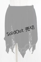 KILL STAR / Lester Velvet Mini Skirt XS 黒 H-25-03-07-1020-SL-SK-KB-ZI