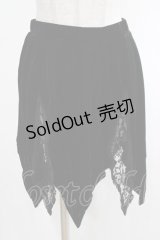 KILL STAR / Lester Velvet Mini Skirt XS 黒 H-25-03-07-1021-SL-SK-KB-ZI