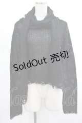 KILL STAR / Aillean Hooded Wrap Top XS 黒 H-25-03-07-1025-SL-TO-KB-ZH