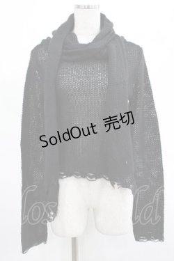 画像1: KILL STAR / Aillean Hooded Wrap Top XS 黒 H-25-03-07-1025-SL-TO-KB-ZH