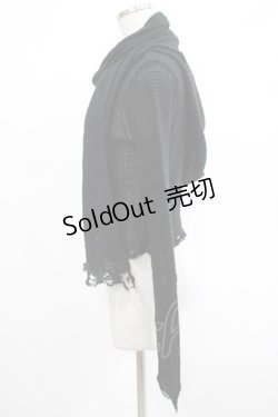 画像2: KILL STAR / Aillean Hooded Wrap Top XS 黒 H-25-03-07-1025-SL-TO-KB-ZH