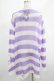 画像3: KILL STAR / Viola Knit Sweater L ホワイト×パープル H-25-03-07-1026-SL-TO-KB-ZH (3)