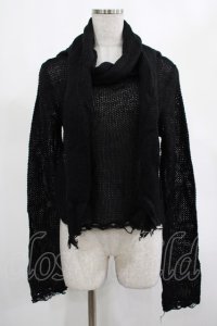 KILL STAR / Aillean Hooded Wrap Top S 黒 H-25-03-07-1027-SL-TO-KB-ZH