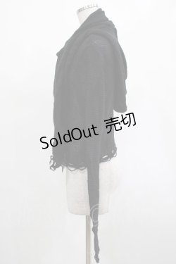 画像2: KILL STAR / Aillean Hooded Wrap Top S 黒 H-25-03-07-1027-SL-TO-KB-ZT195