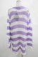 画像3: KILL STAR / Viola Knit Sweater L ホワイト×パープル H-25-03-07-1028-SL-TO-KB-ZH (3)
