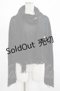 KILL STAR / Aillean Hooded Wrap Top S 黒 H-25-03-07-1029-SL-TO-KB-ZH