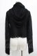 画像3: KILL STAR / Aillean Hooded Wrap Top S 黒 H-25-03-07-1029-SL-TO-KB-ZH (3)