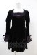 画像1: DARK IN LOVE / Walpurgis Night purple splicing dress L 黒 H-25-03-08-001-PU-OP-KB-ZH (1)