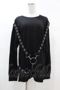 KILL STAR / Ruckus Long Sleeve Top S 黒 H-25-03-08-052-SL-TO-KB-ZH