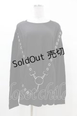 KILL STAR / Ruckus Long Sleeve Top S 黒 H-25-03-08-053-SL-TO-KB-ZH