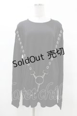 KILL STAR / Ruckus Long Sleeve Top S 黒 H-25-03-08-056-SL-TO-KB-OS