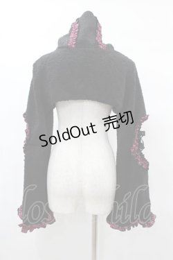 画像2: DARK IN LOVE / Gothic lolita bell sleeves wooly cape M 黒 H-25-03-08-059-PU-TO-KB-ZH