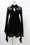 KILL STAR / Grimina Velvet Sorcery Dress S 黒 H-25-03-08-009-SL-OP-KB-ZH