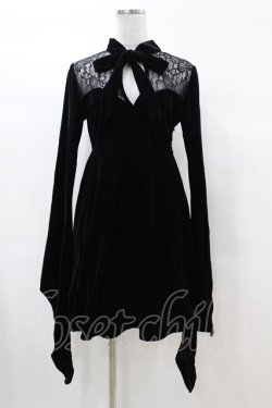画像1: KILL STAR / Grimina Velvet Sorcery Dress S 黒 H-25-03-08-009-SL-OP-KB-ZH