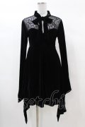 KILL STAR / Grimina Velvet Sorcery Dress S 黒 H-25-03-08-010-SL-OP-KB-ZH
