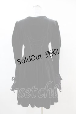 画像2: DARK IN LOVE / Walpurgis Night purple splicing dress L 黒 H-25-03-08-001-PU-OP-KB-ZH