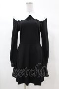 KILL STAR / Mystra Collar Dress S 黒×白 H-25-03-08-011-SL-OP-KB-ZH